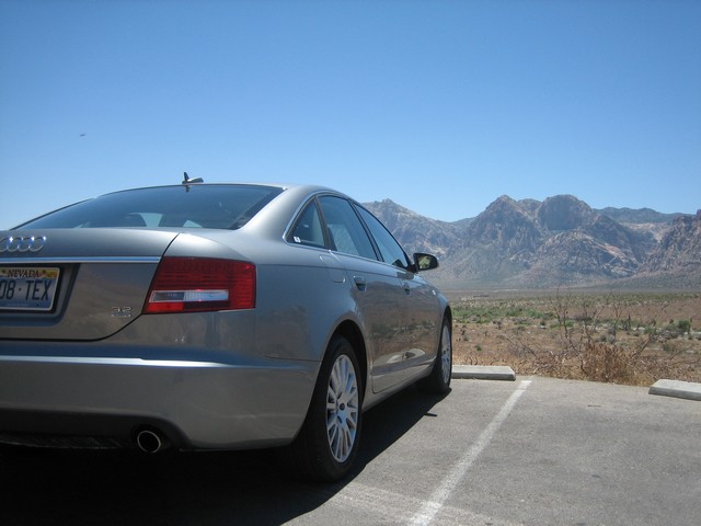 The Audi A6 at Red Rocks