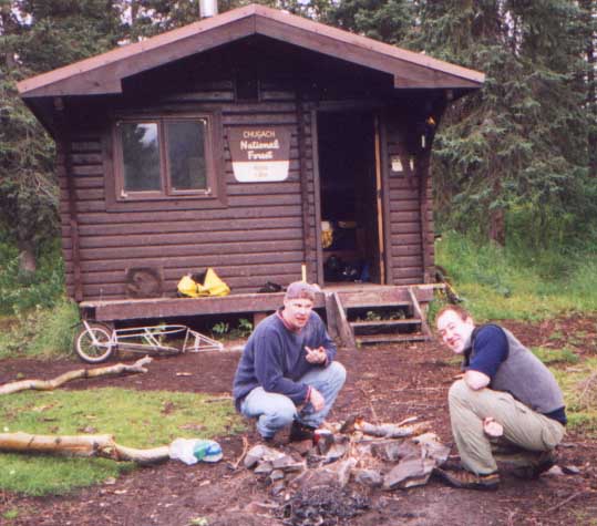 Making camp & gestures [Yashica T4S]