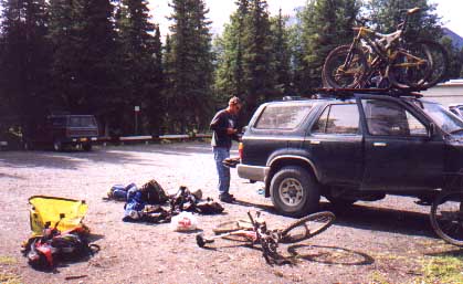 Debris at the finish line [Yashica T4S]