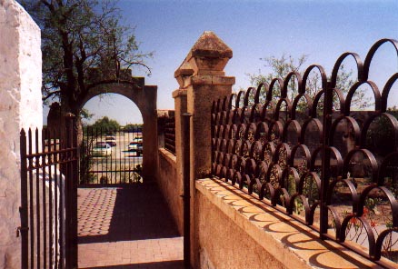  Walkway at San Xavier [Yashica T4S]